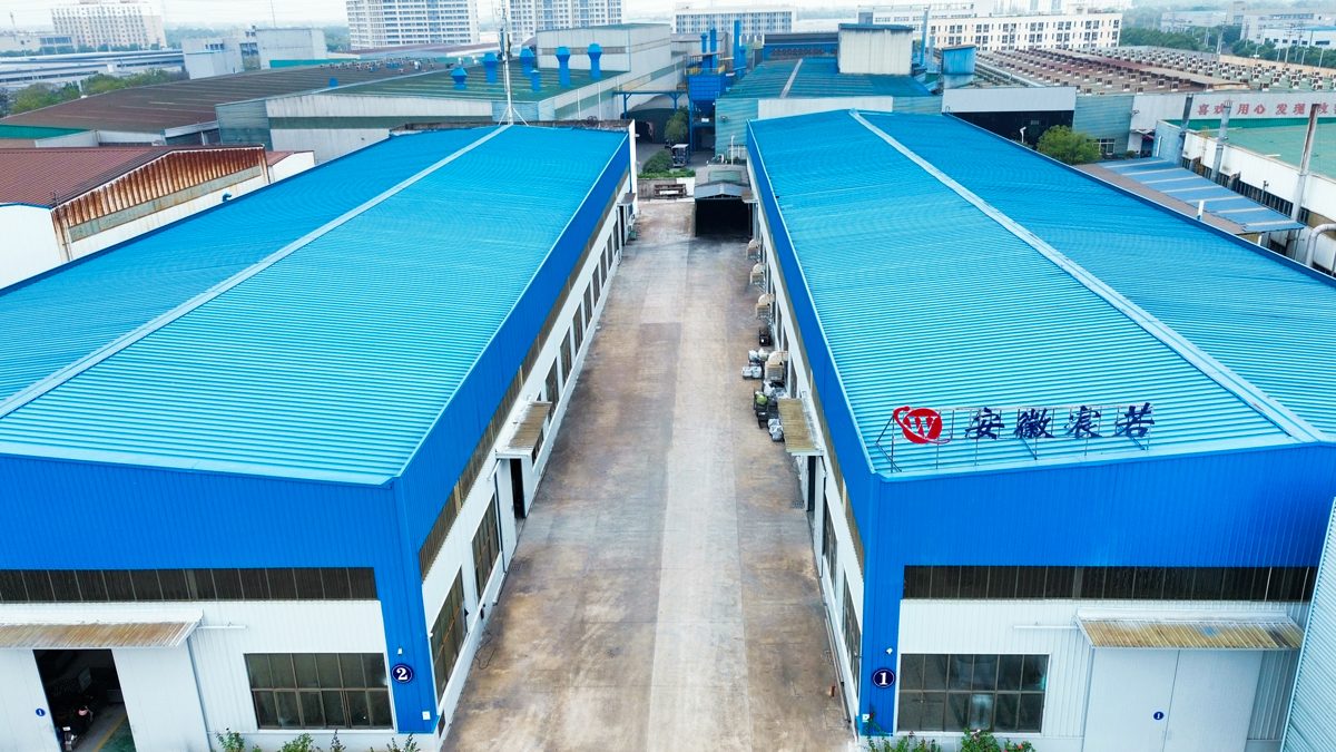 Aerial view of the Channel CNC plant in Ma'anshan, Anhui