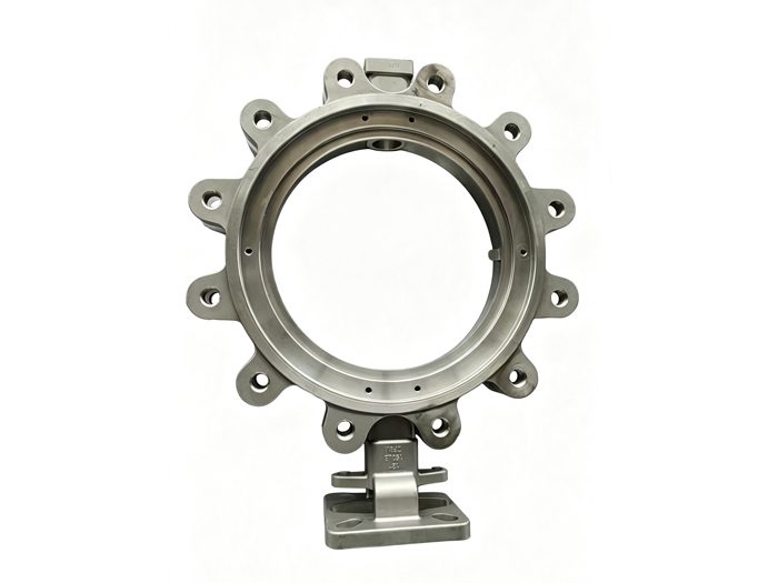 Stainless steel valve body, front
